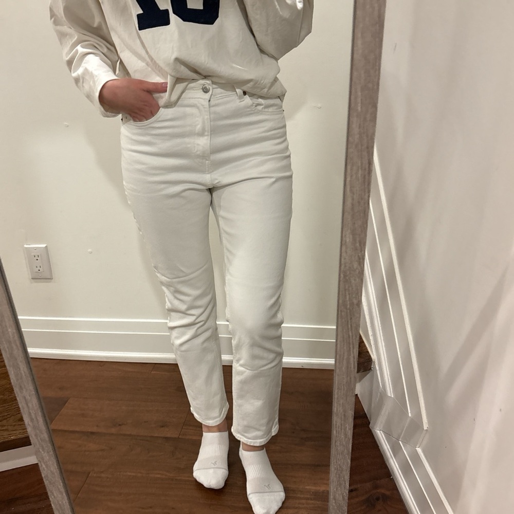 Women's H&M White Jeans